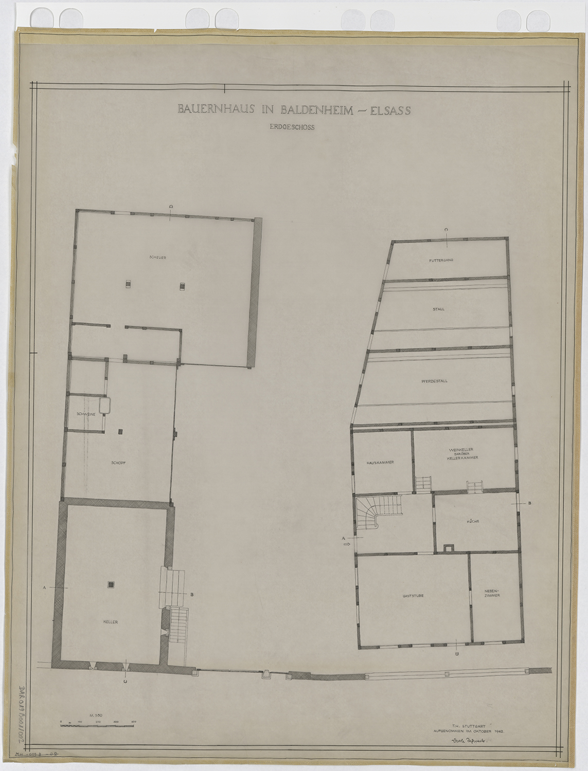 Plan d'ensemble du rez-de-chaussée.